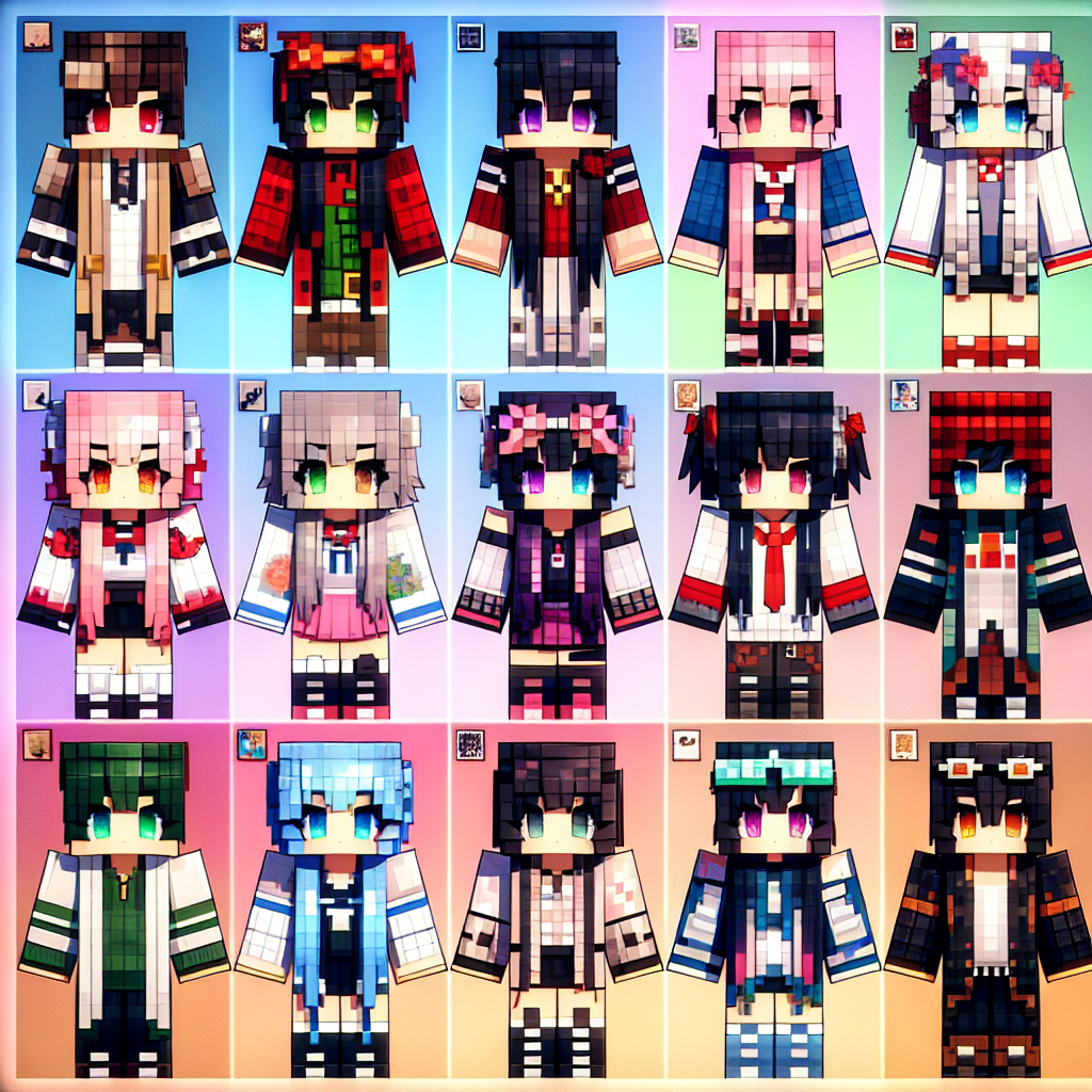 Top 10 Anime-Inspired Minecraft Skins to Transform Your Character